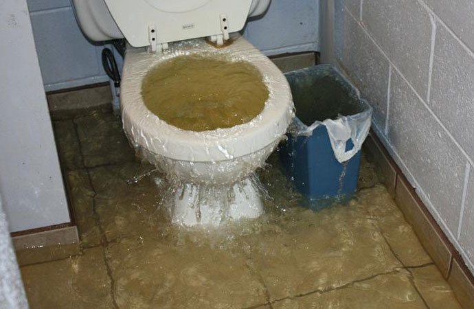 Toilet overflow issues