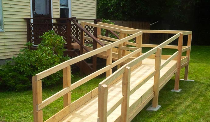 Installed ADA ramp