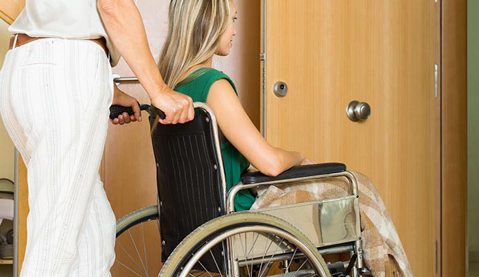 Wheel chair assistance