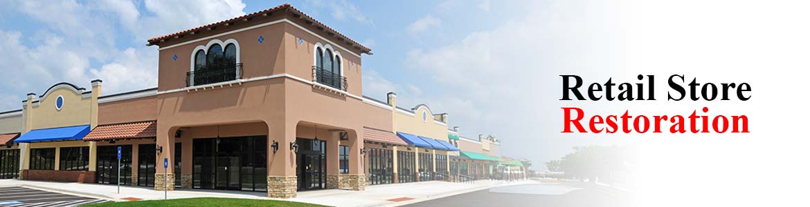 Retail store exterior banner