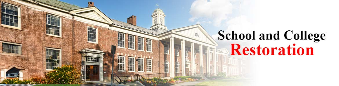 School and college exterior banner