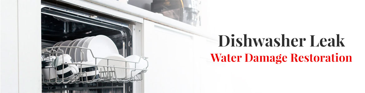 Dishwasher Leak Water Damage Restoration in Little Rock, Conway & Benton, AR