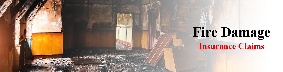 Fire damage insurance claim