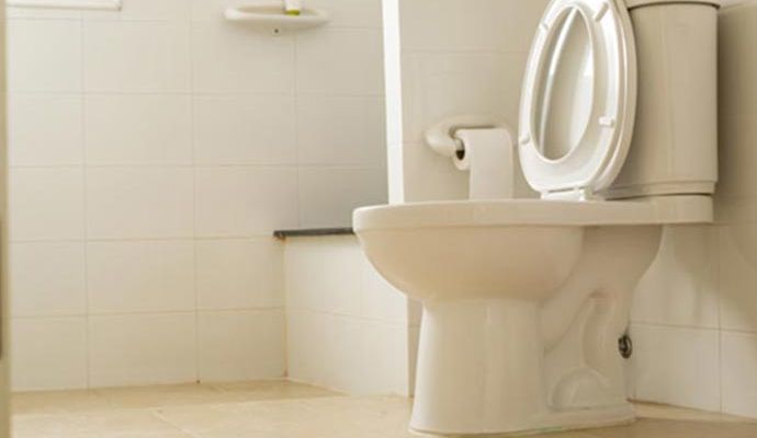 A clean white toilet A clean white toilet