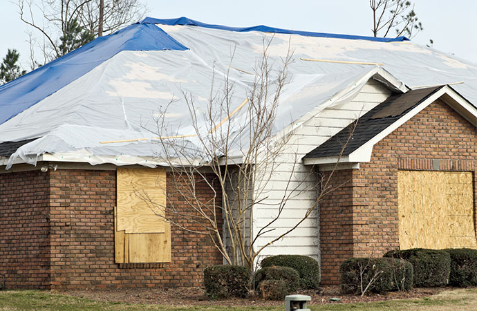 Emergency Board Up & Tarping Service