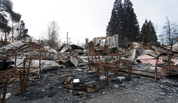 Wildfire Damage Restoration Service in the State of Arkansas