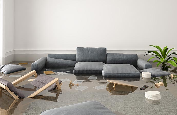 Flood and storm damage restoration service