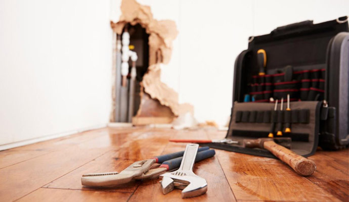 Water Damaged Hardwood Floor Repair in Little Rock, AR