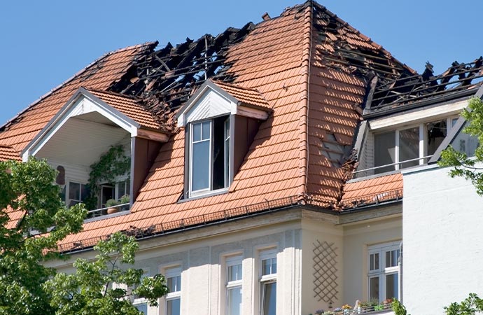 residential home fire damage restoration