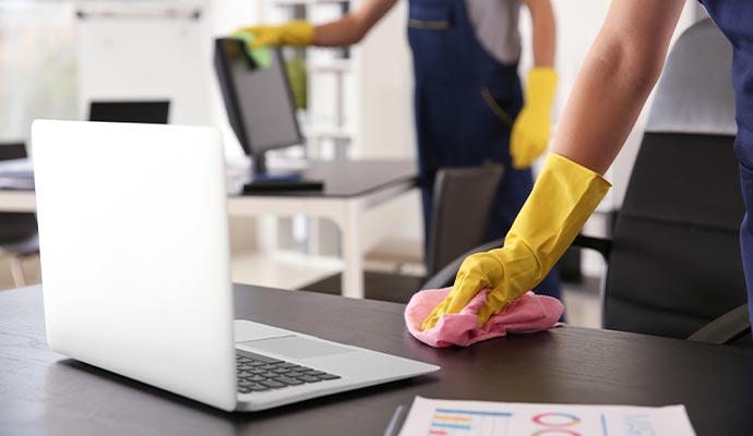 Cleaning services for commercial space Cleaning services for commercial space