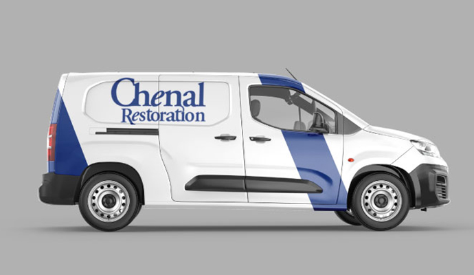 Chenal Restoration service vehicle Chenal Restoration service vehicle