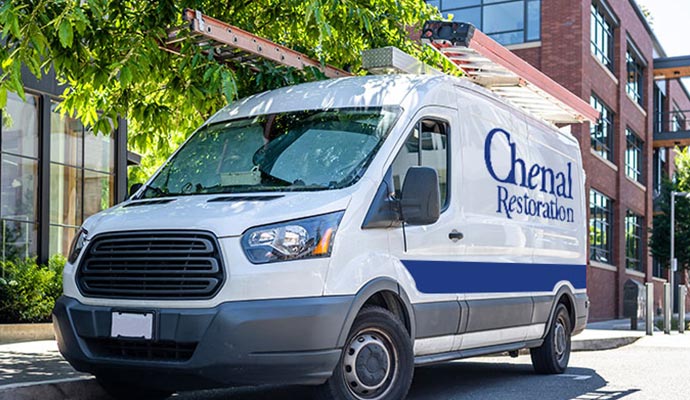 Service vehicle of Chenal Restoration