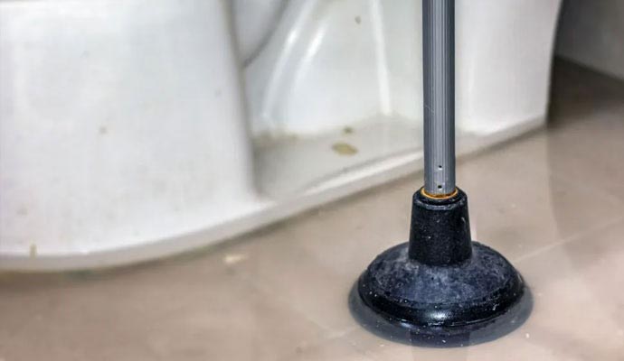 Sewage leak