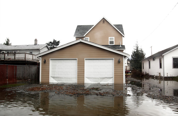 Garage Water Damage